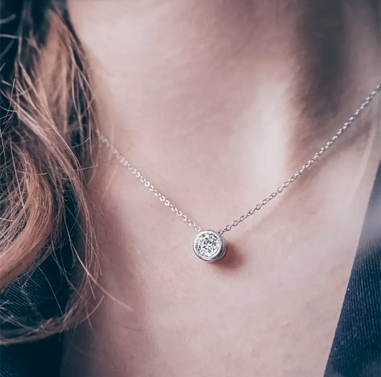 Bubble Crystal Birthstone Necklaces