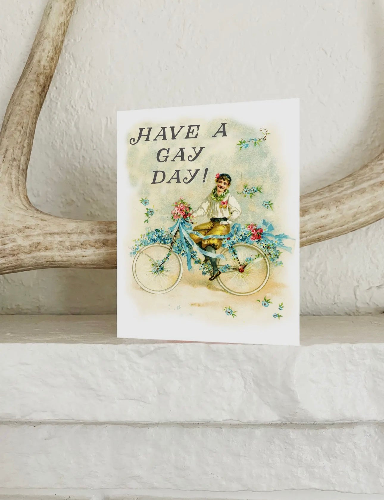 Have a Gay Day! Vintage Design Greeting Card