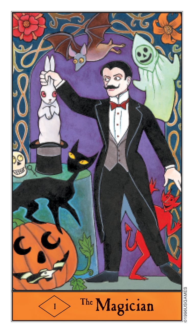 The Halloween Tarot Deck And Book Set