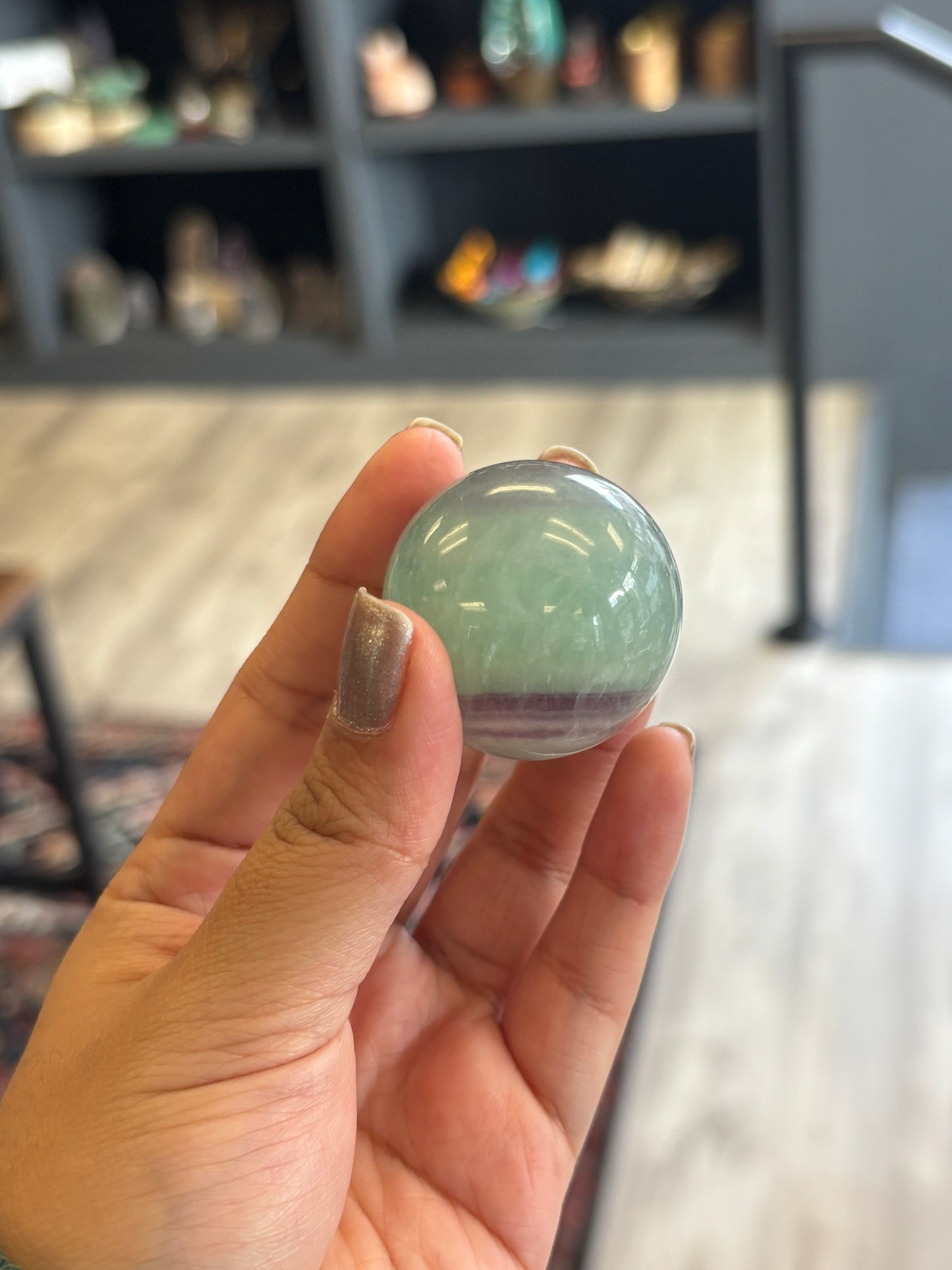 Rainbow Fluorite Small Spheres