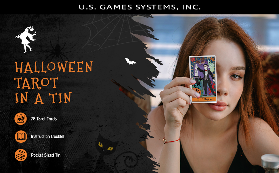 The Halloween Tarot in A Tin : Created by Kipling West