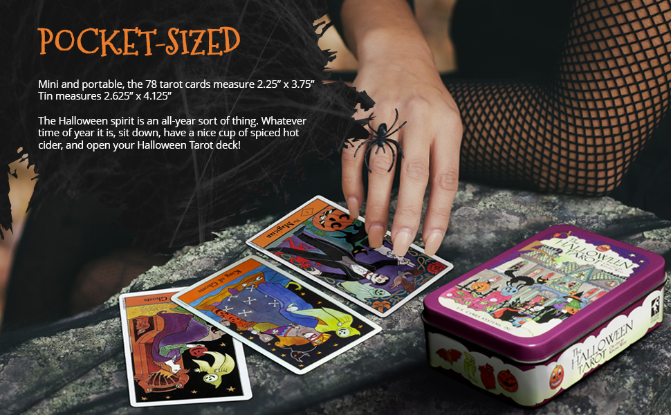 The Halloween Tarot in A Tin : Created by Kipling West