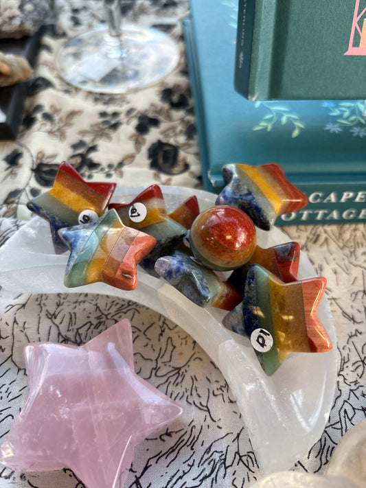 Chakra Crystals Star and Sphere