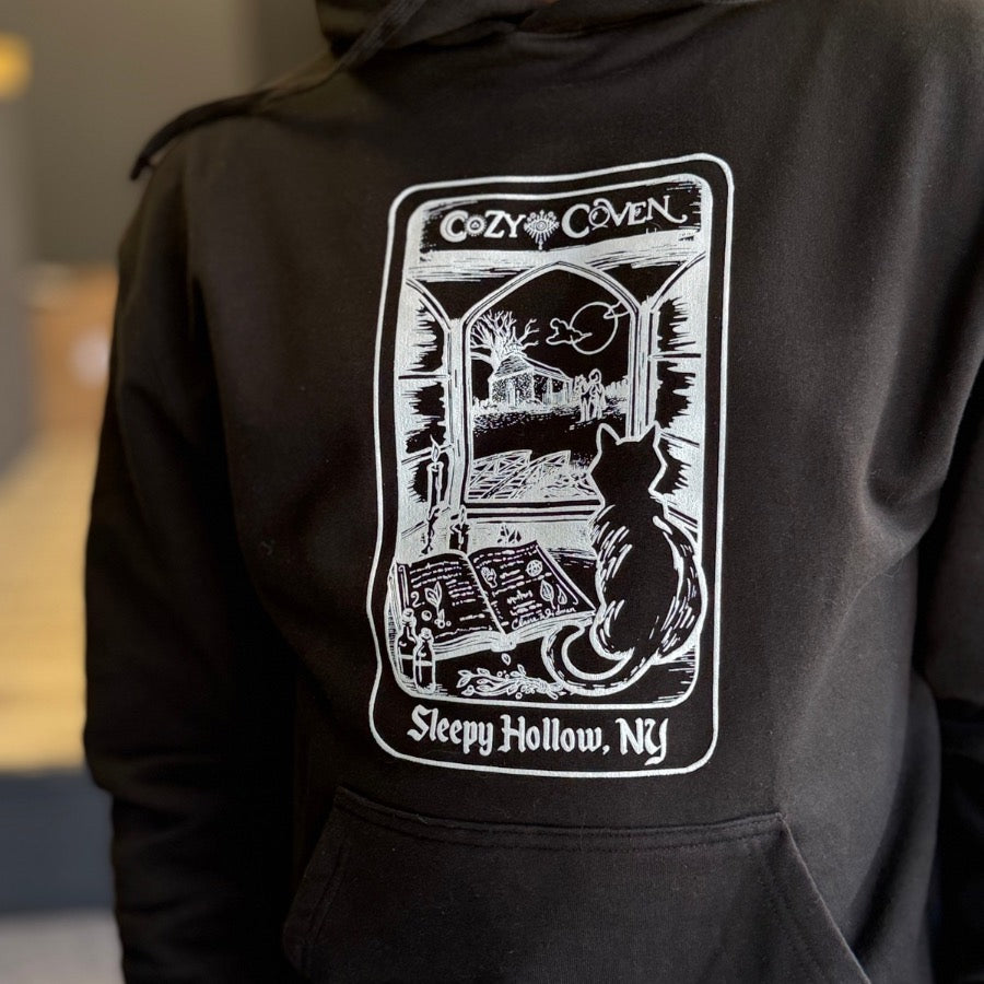 Cozy Coven Sleepy Hollow NY Tarot Card Hoodie | 🖼️ by Claire Widman