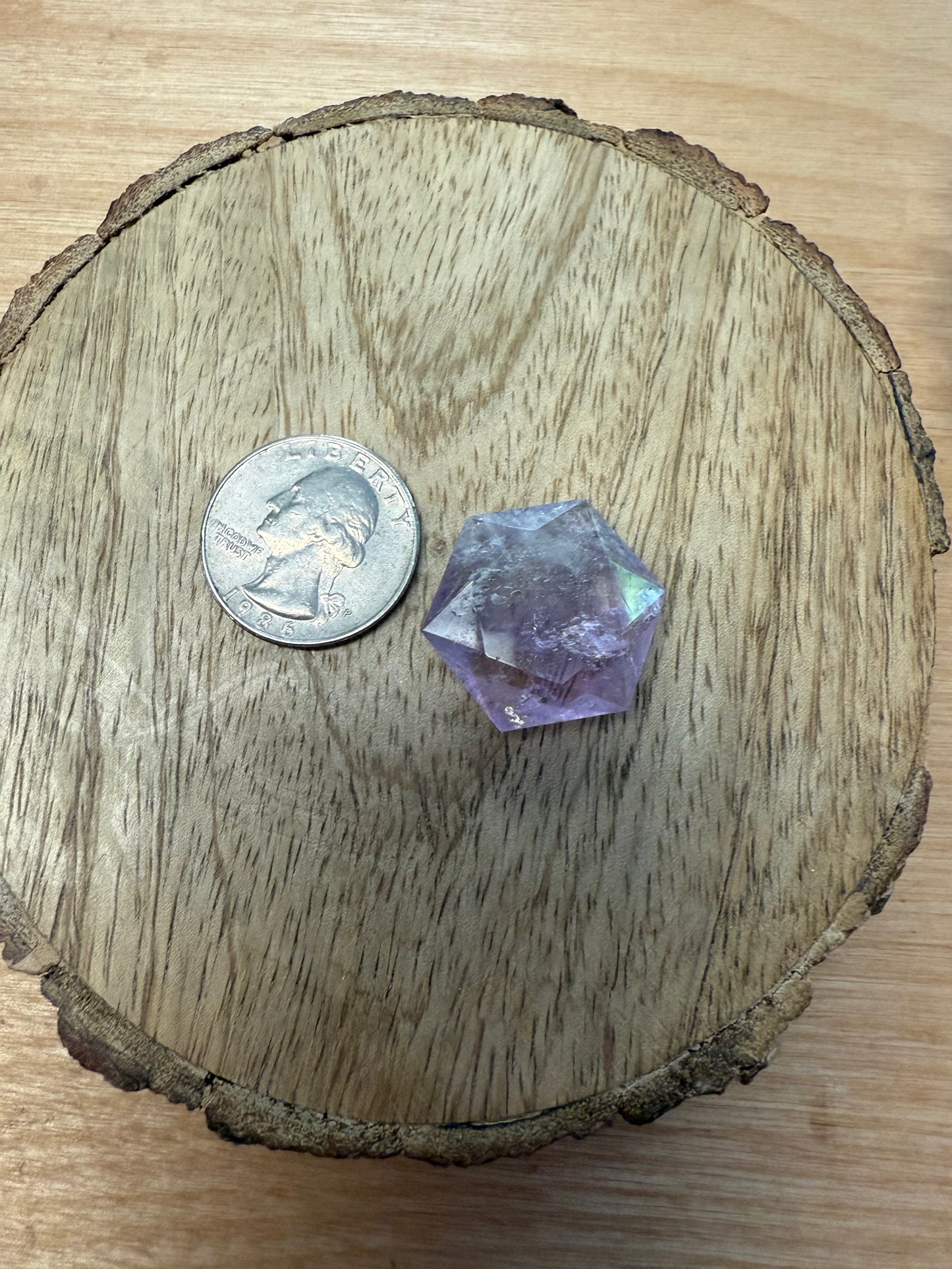 Mini Hexagon Shaped Crystals