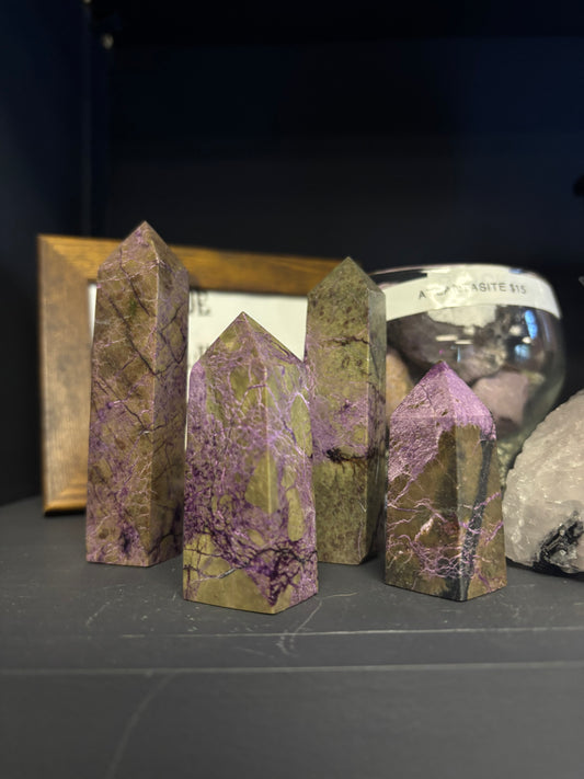 Atlantisite Stichtite with Serpentine  Towers