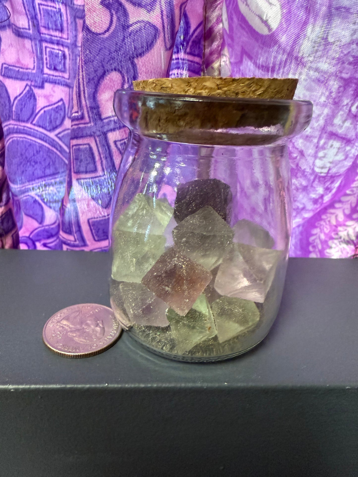 Natural Fluorite Octahedron