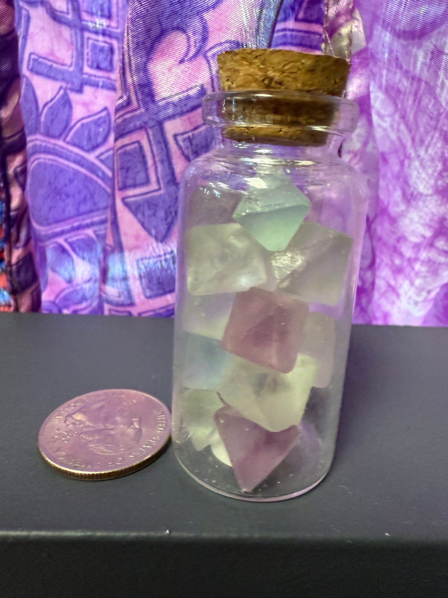 Natural Fluorite Octahedron