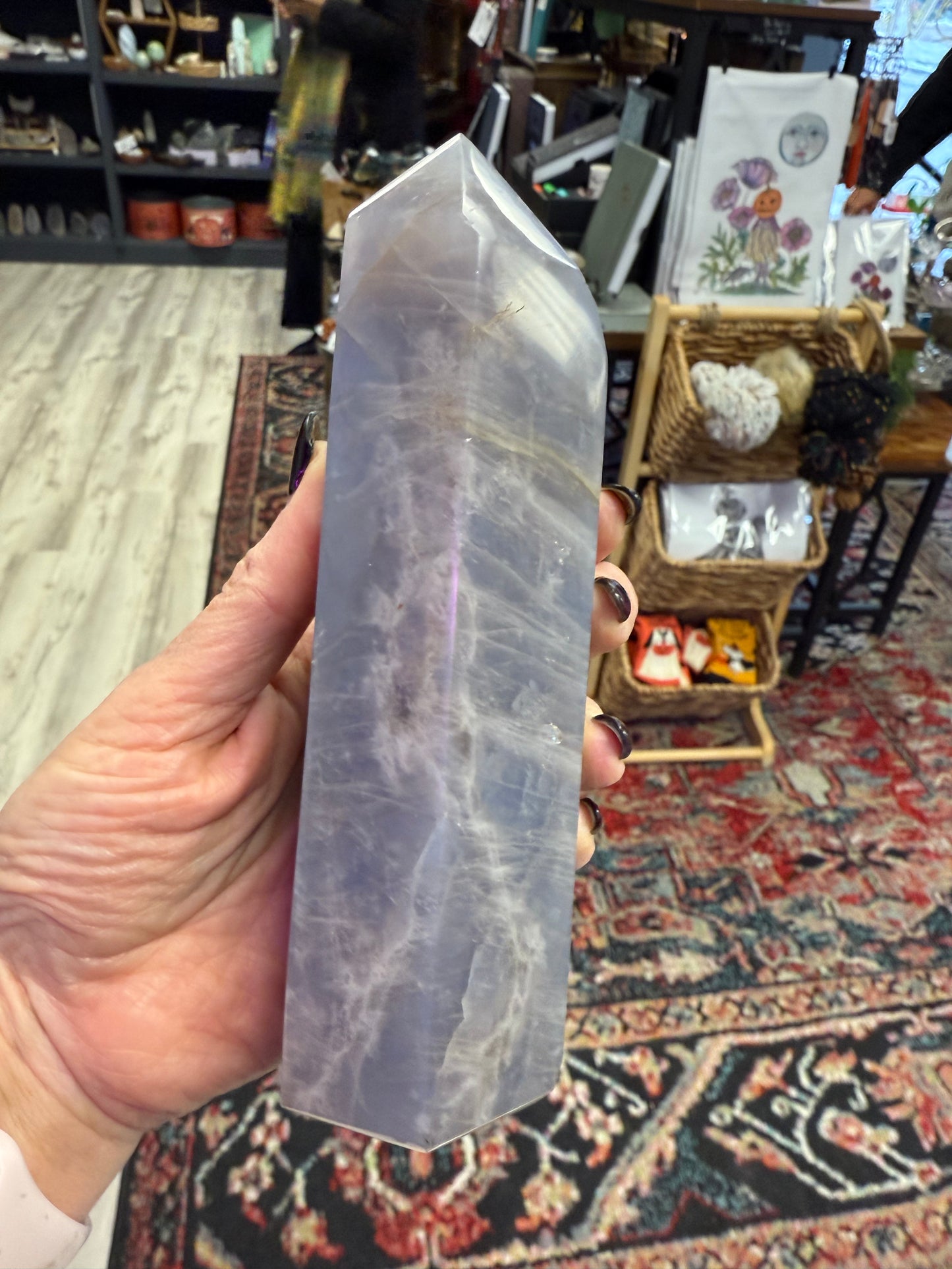 Blue Rose Quartz Tower a