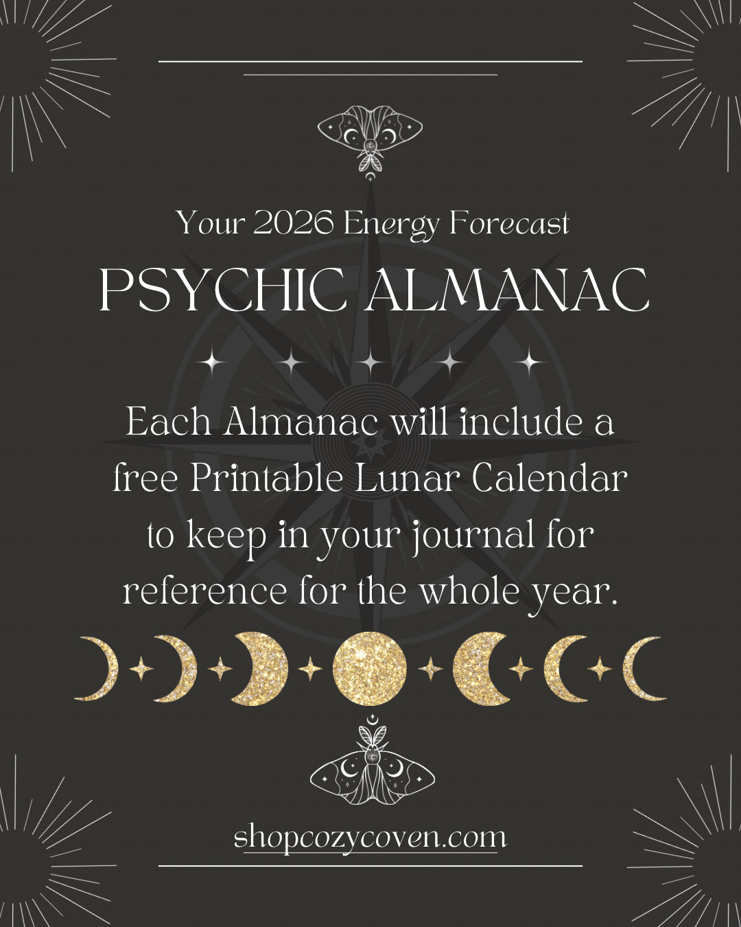 The Psychic Almanac: Your 2026 Energy Forecast by Alyse Faith Shyne