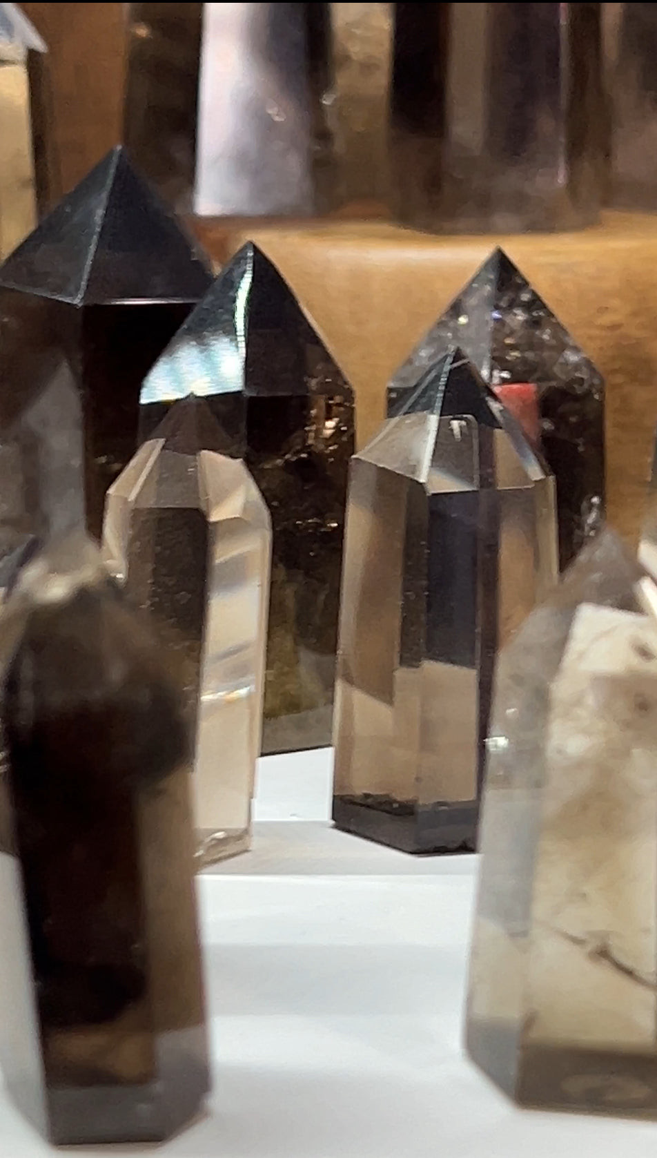 Smokey Quartz Towers