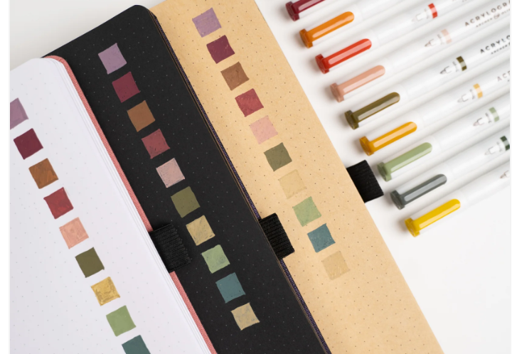 Acrylographs by Archer & Olive |Acrylic Paint Pens for Art & Journaling