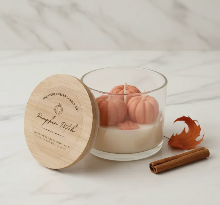 Pumpkin Patch Candle -mini pumpkins - Cozy Coven