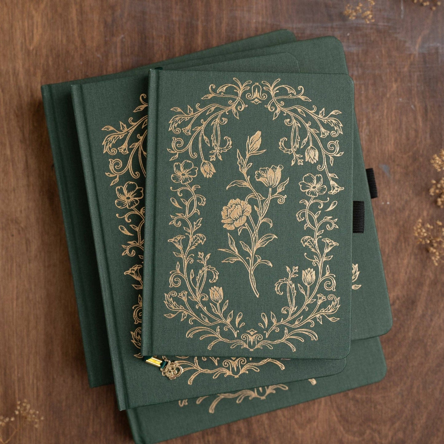 Antique Floral: B5 Dot Grid Notebook - Cozy Coven