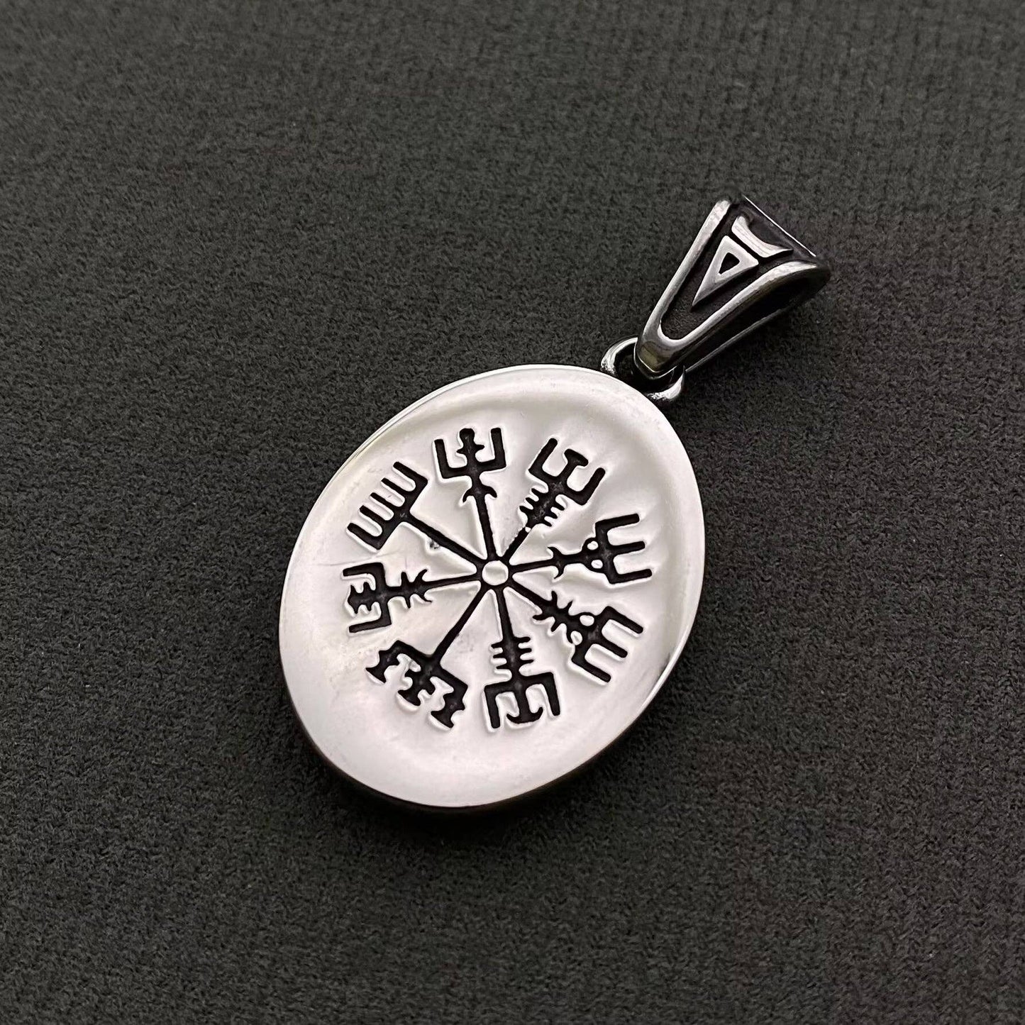 Viking Crow Stainless Steel Pendant