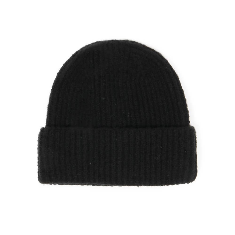 Holiday Soft Knit Cuffed Beanie + Vegan Cashmere Scarf SET