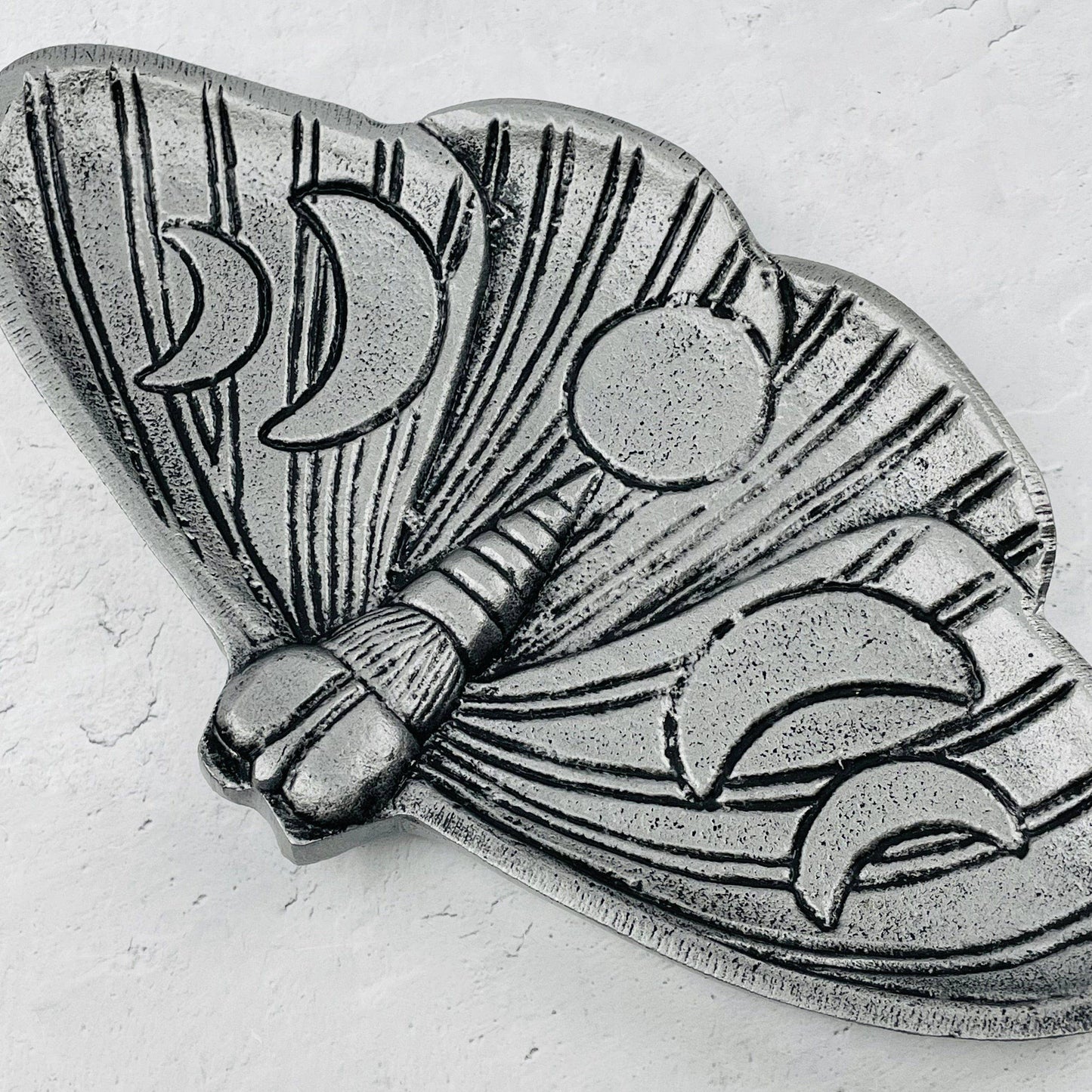 Moth Jewelry Holder Tray - Moon Phase Design