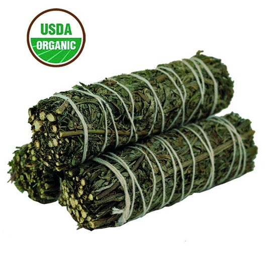 Mugwort Smoke Cleansing Herb Bundle