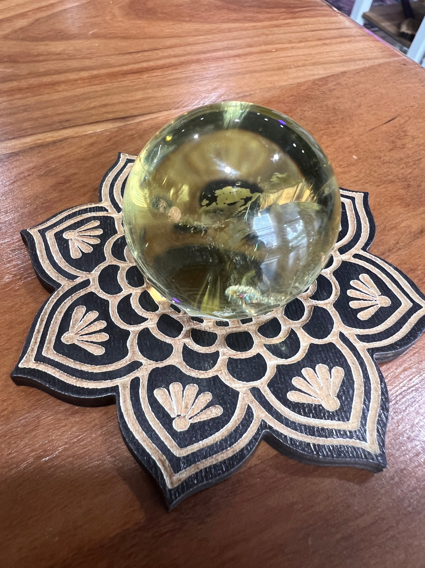 Citrine sphere