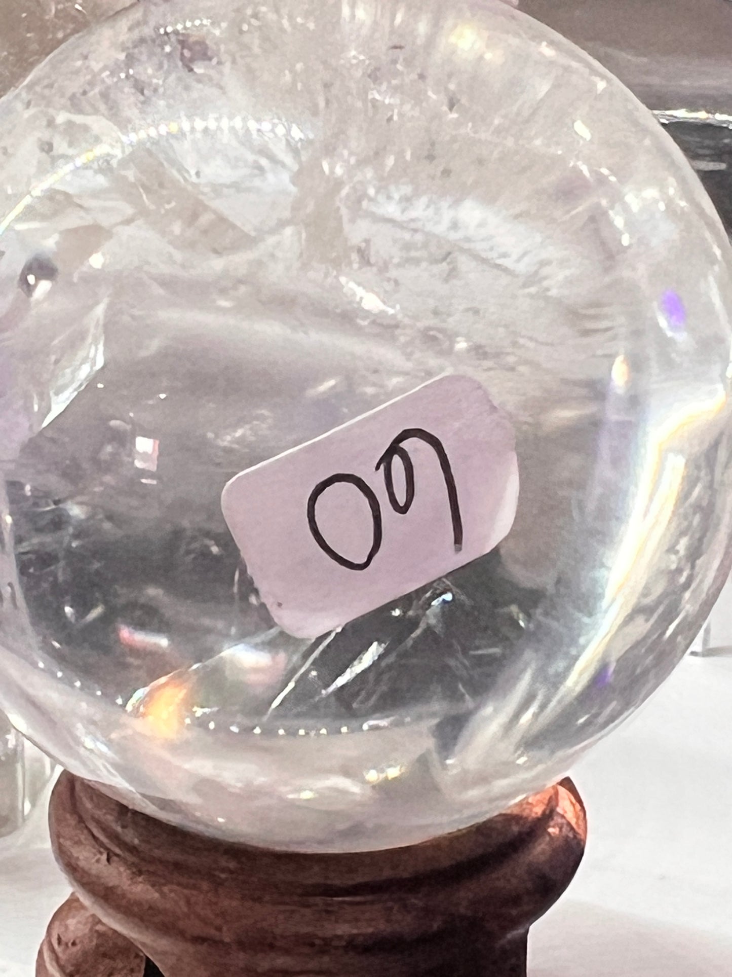 Lemurian Quartz Sphere