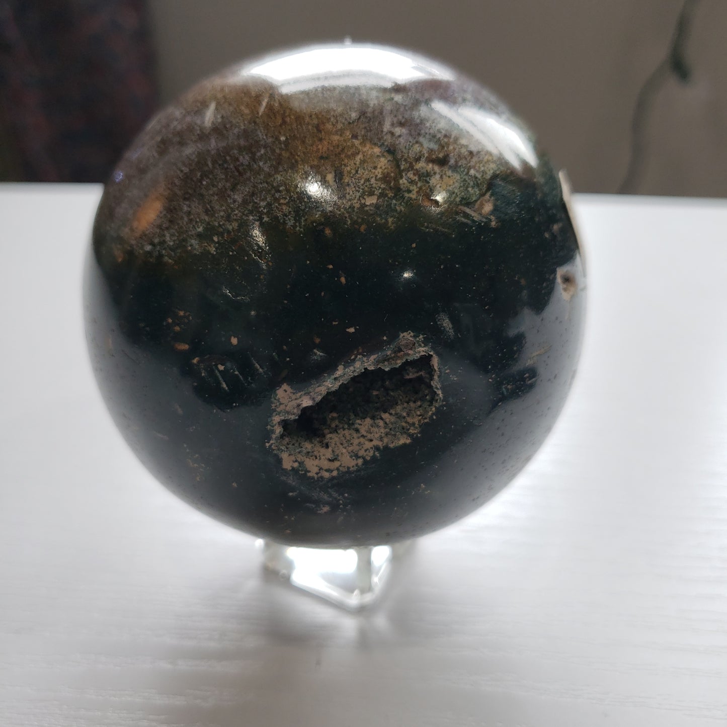 Ocean Jasper Sphere F108 - The Healing Collective NY