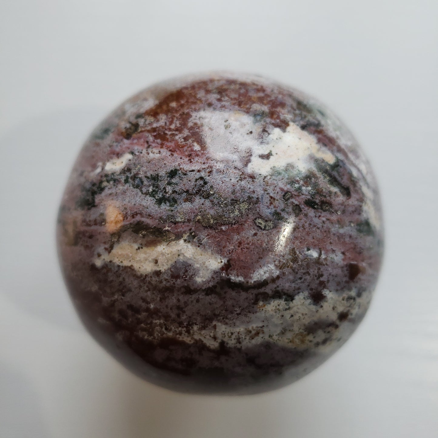 Ocean Jasper Sphere G79 - The Healing Collective NY