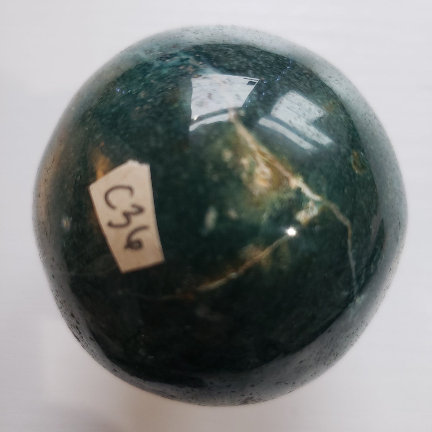 Ocean Jasper Sphere C36 - The Healing Collective NY