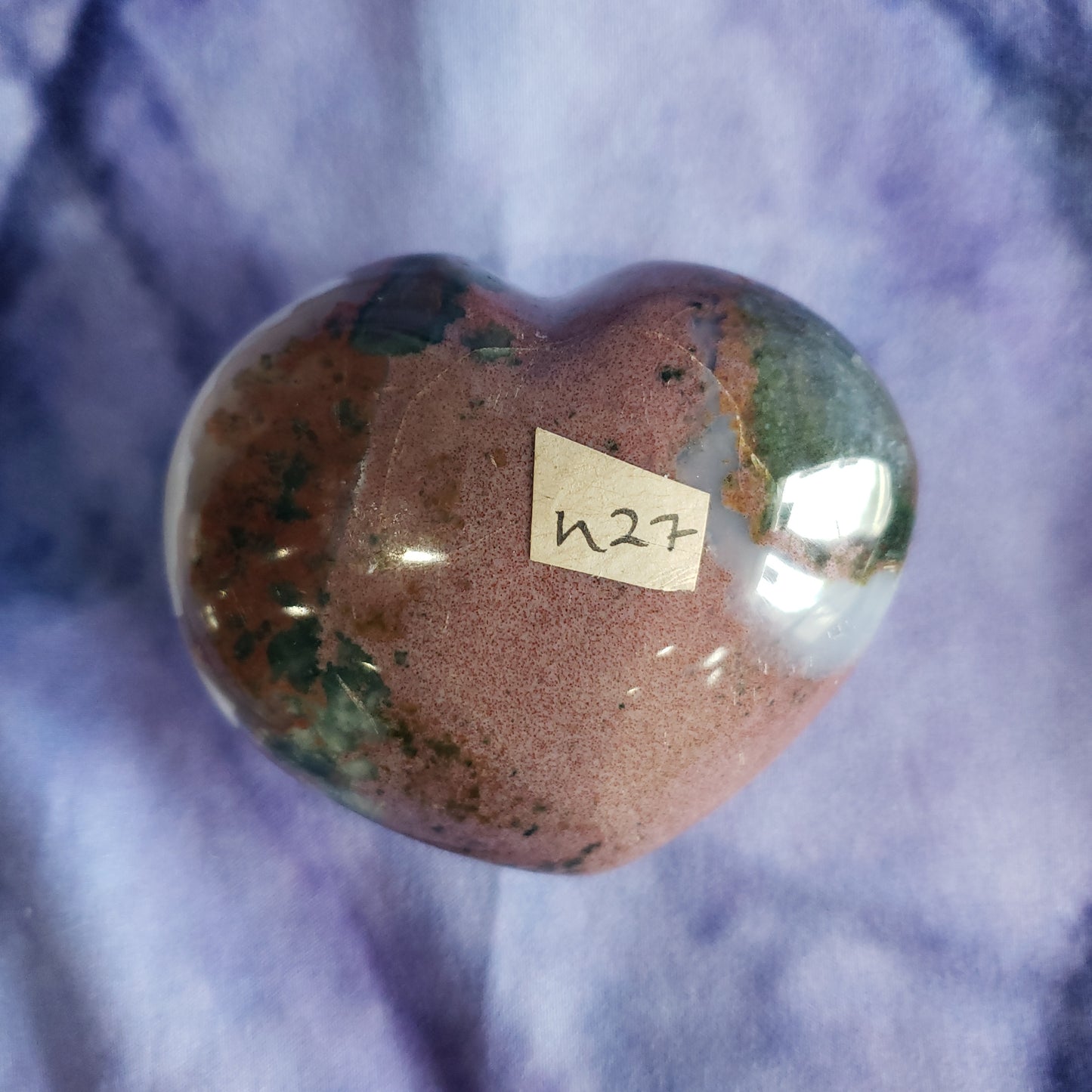 Ocean Jasper Heart Palm - The Healing Collective NY