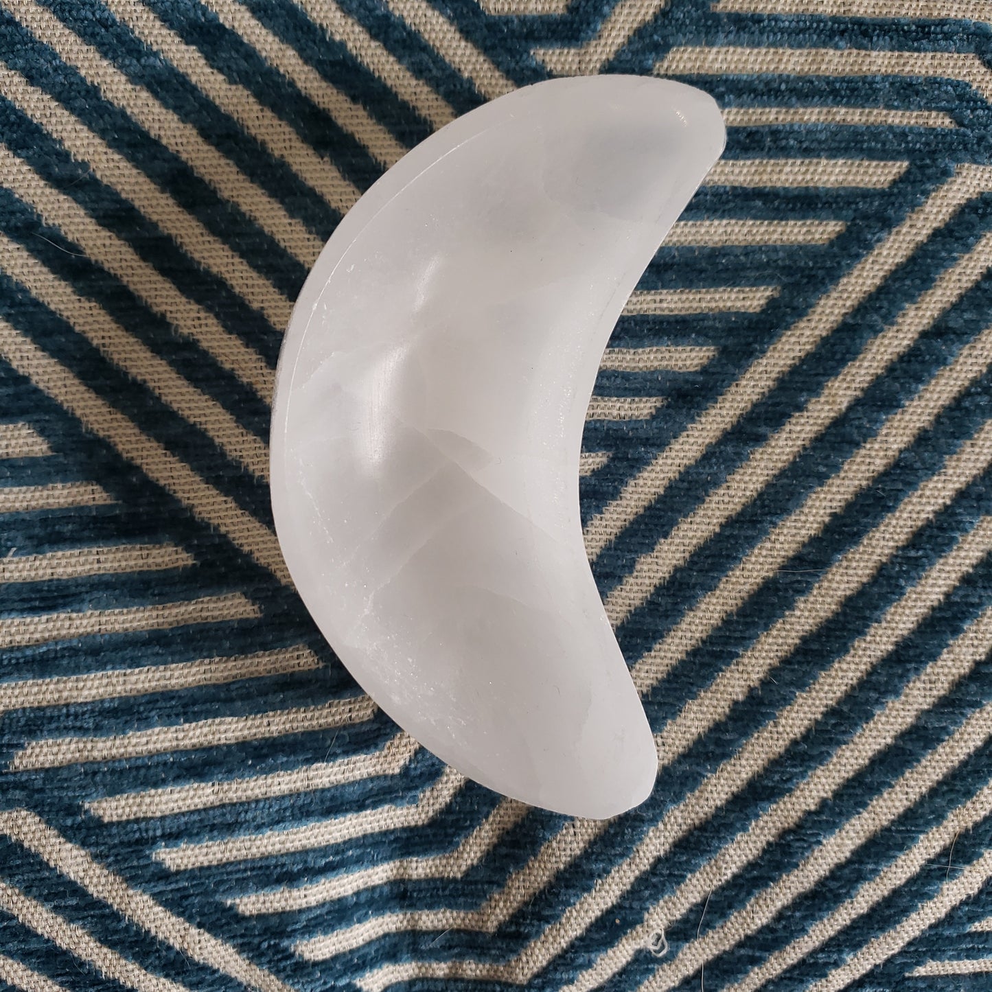 Selenite Moon Bowl - The Healing Collective NY