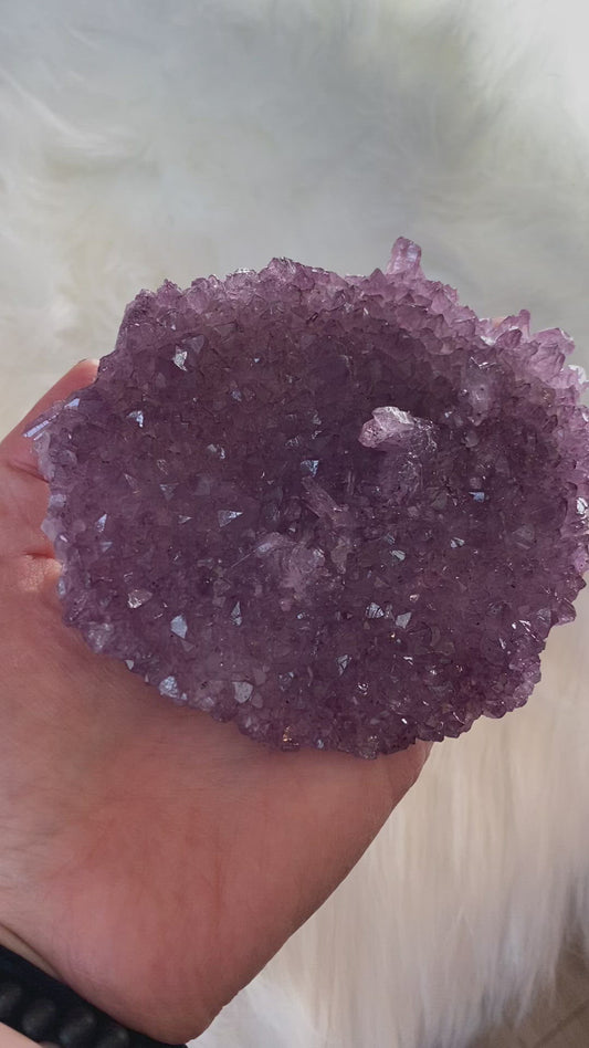 Natural Lavender Amethyst Flower (B)