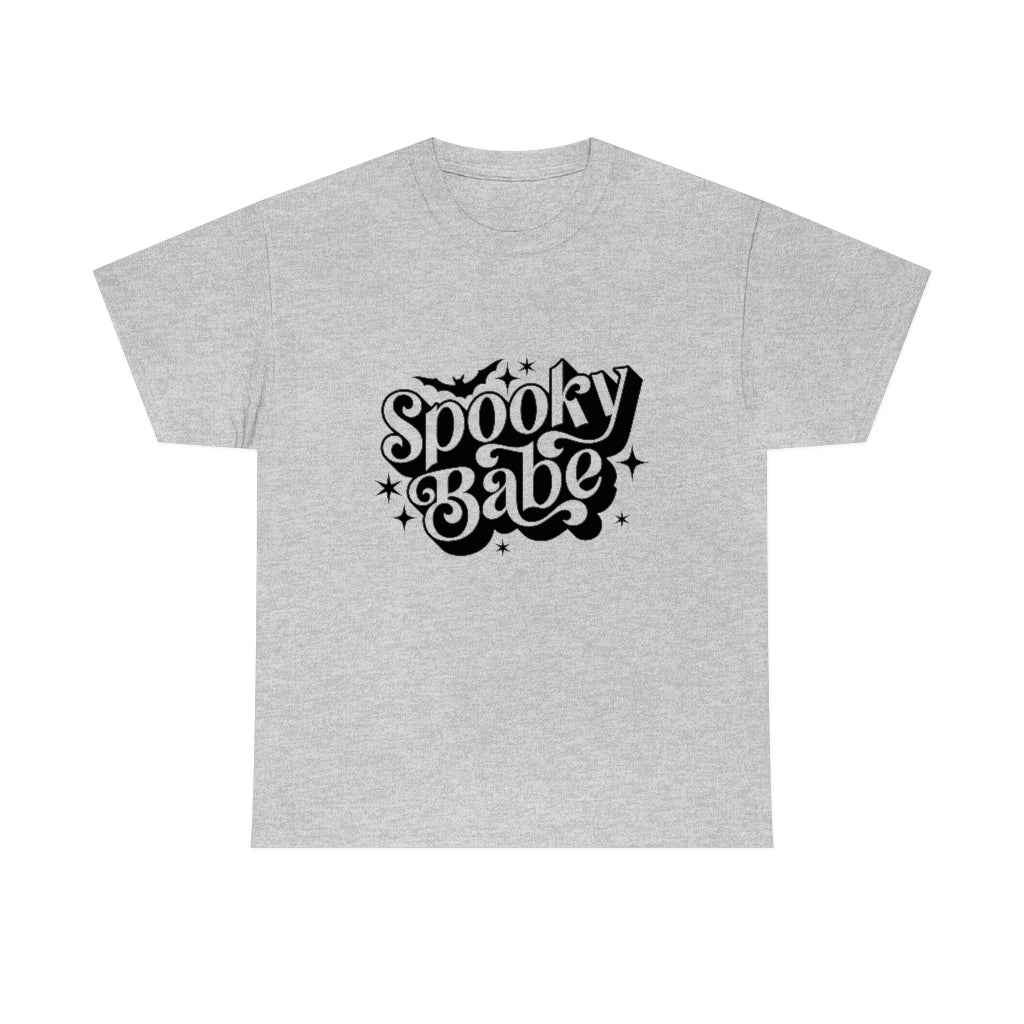 Spooky Babe Tee Shirt- Halloween T-shirt- Trendy Fall Graphic Tee