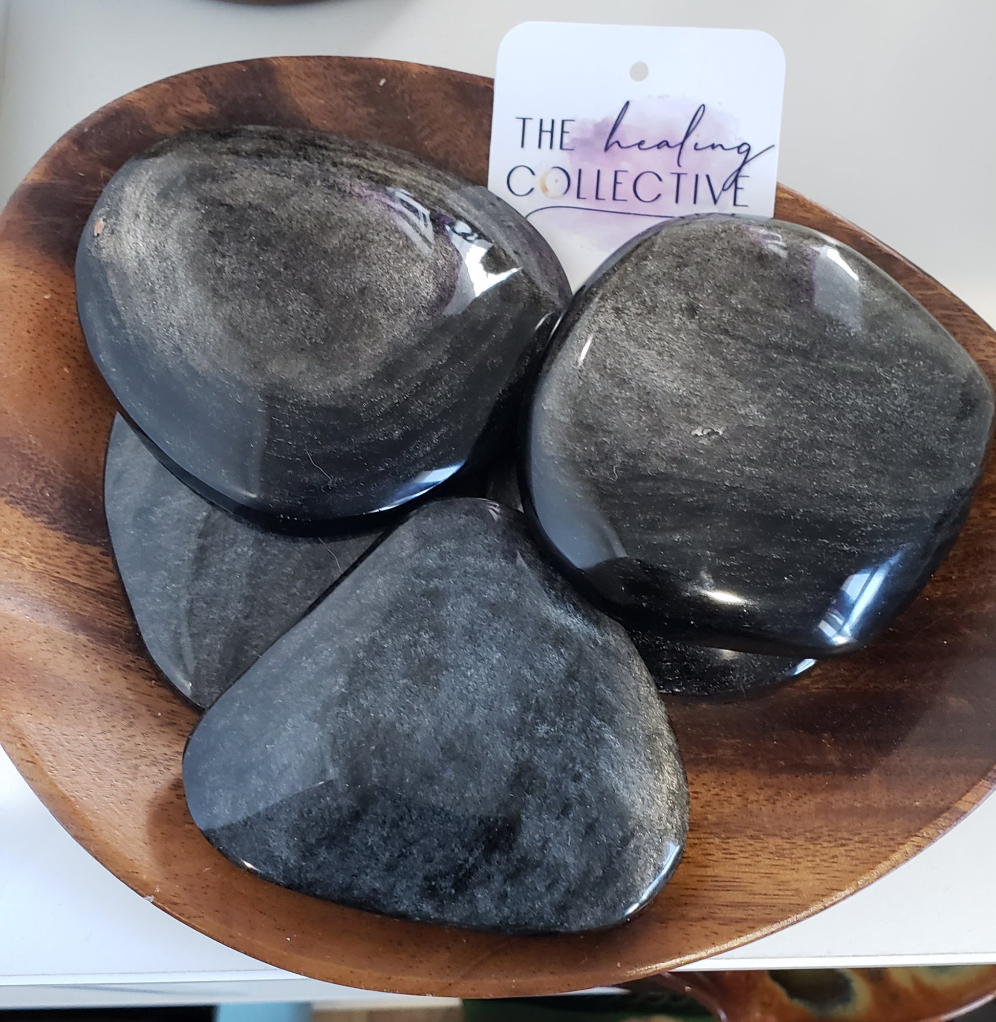 Black Obsidian with Silver Flash - The Healing Collective NY
