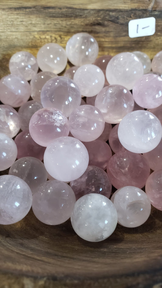 Rose Quartz Mini Sphere - The Healing Collective NY