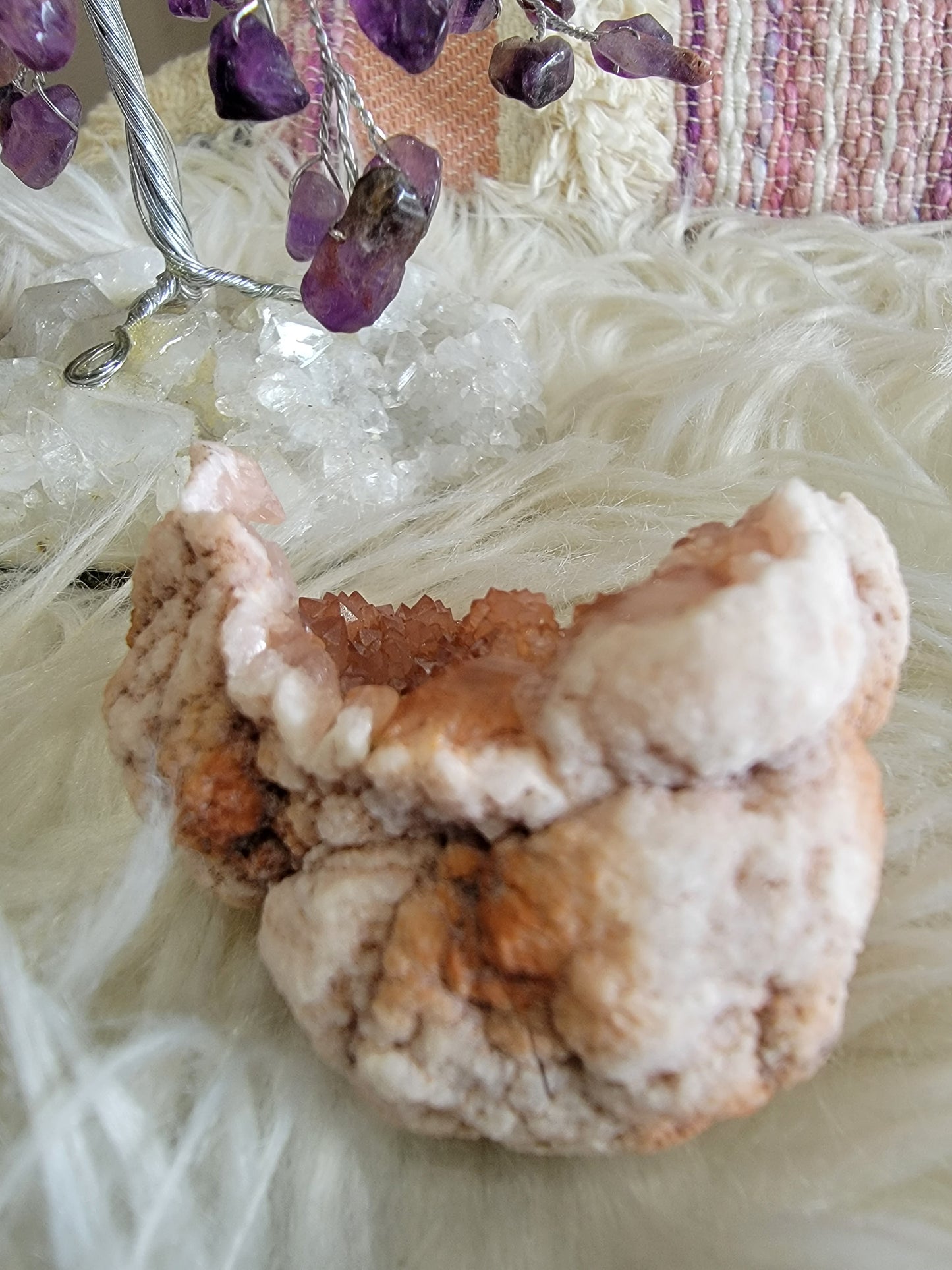 Pink Amethyst Cluster (XL) - The Healing Collective NY