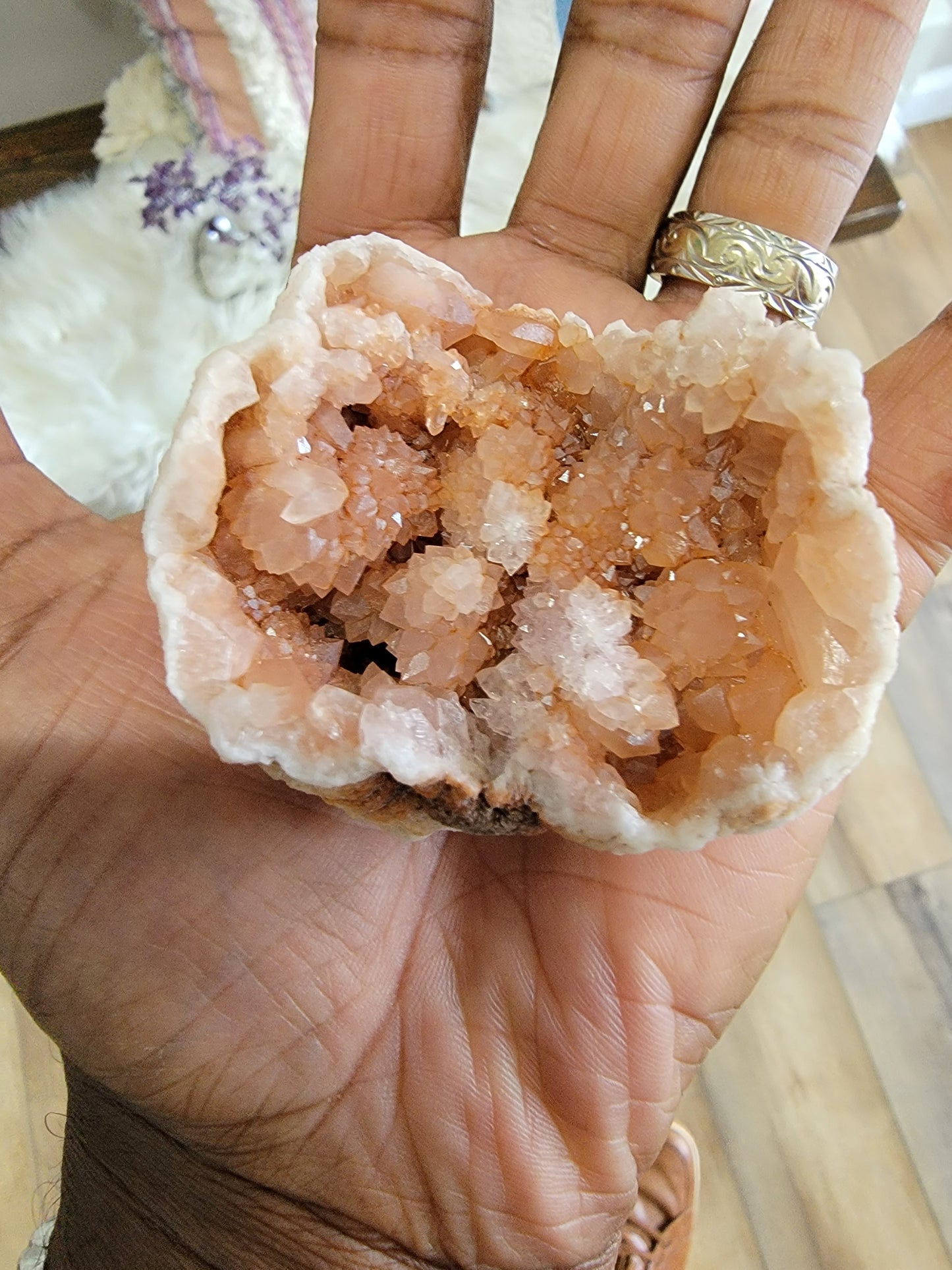 Pink Amethyst Cluster (XL) - The Healing Collective NY