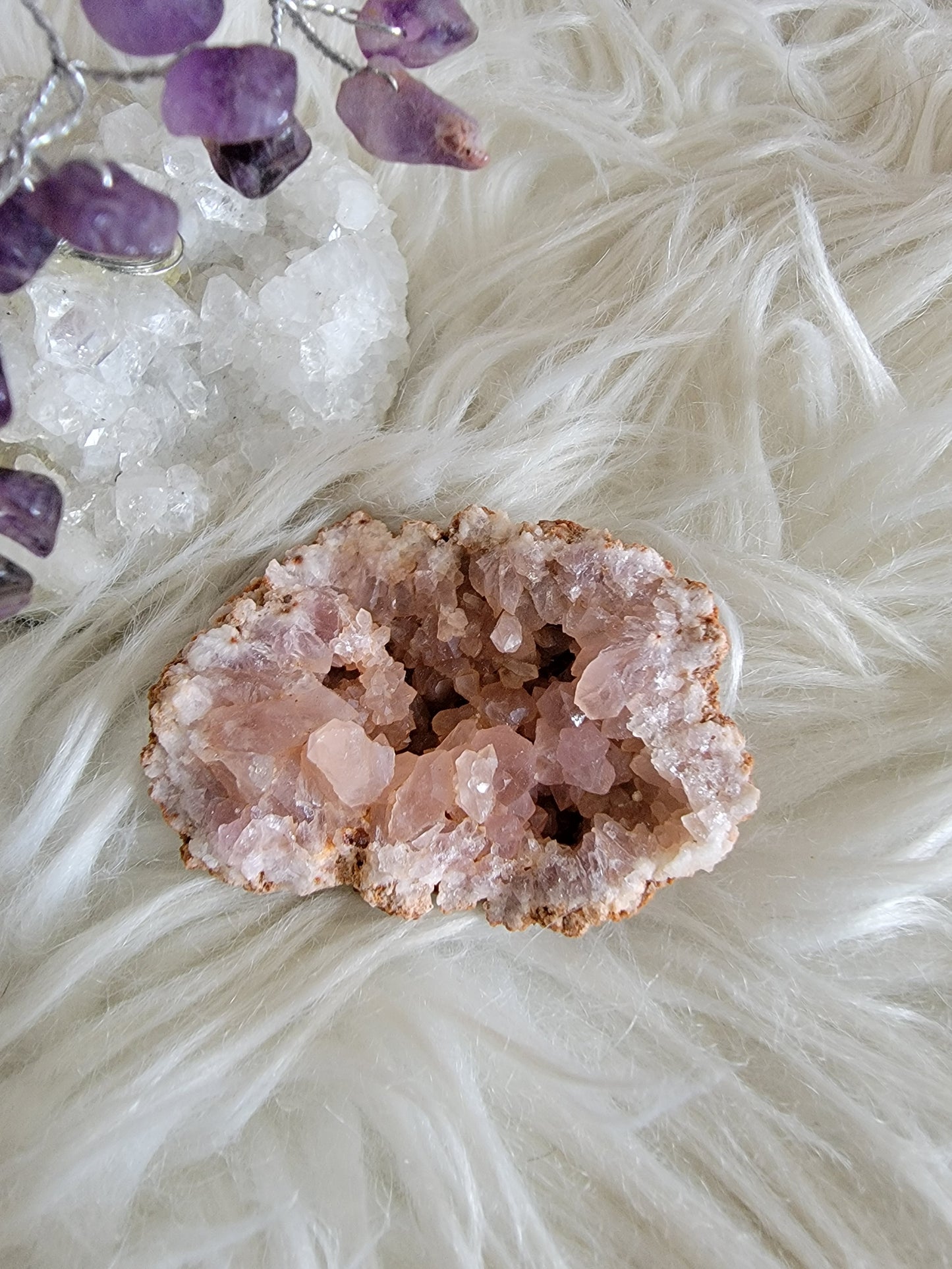 Pink Amethyst Cluster (M) - The Healing Collective NY