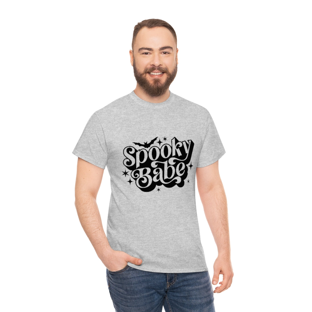 Spooky Babe Tee Shirt- Halloween T-shirt- Trendy Fall Graphic Tee