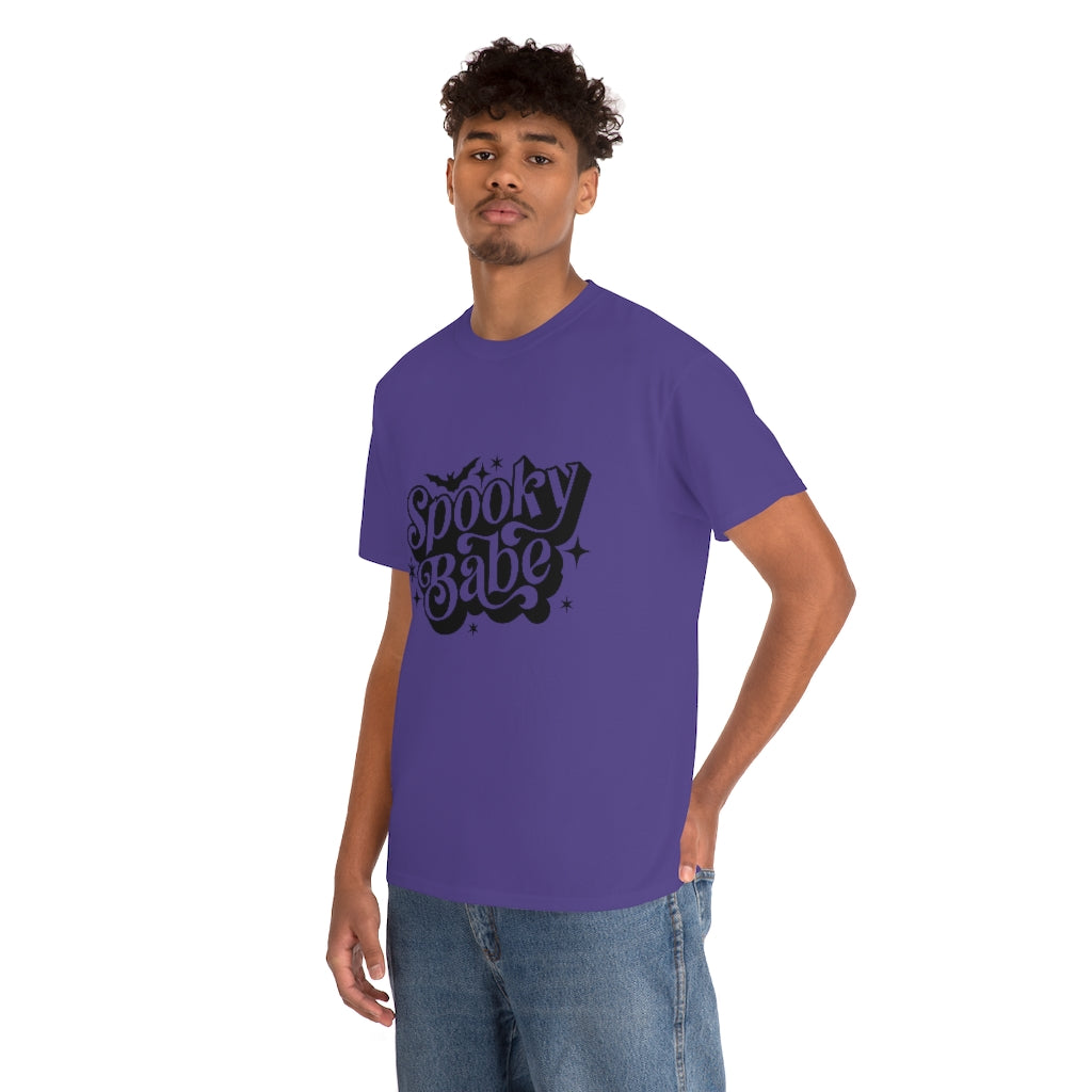 Spooky Babe Tee Shirt- Halloween T-shirt- Trendy Fall Graphic Tee