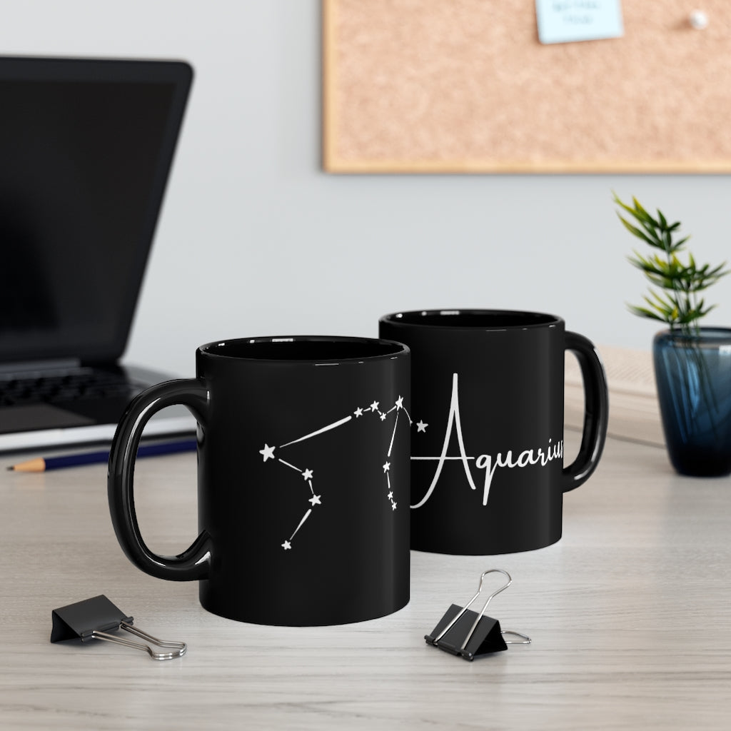 Aquarius Astrology Sign Constellation Mug - Cozy Coven