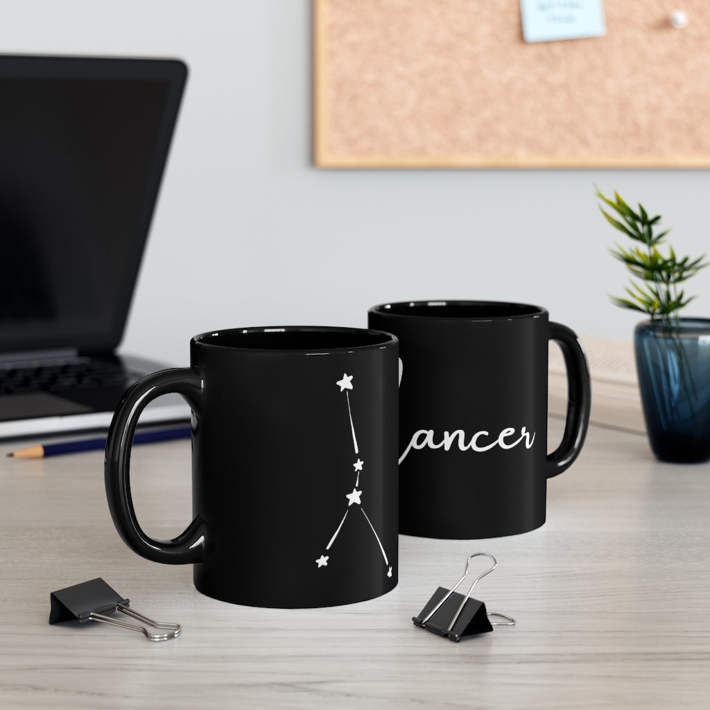 Cancer Astrological Sign with Constellation Mug - Cozy Coven