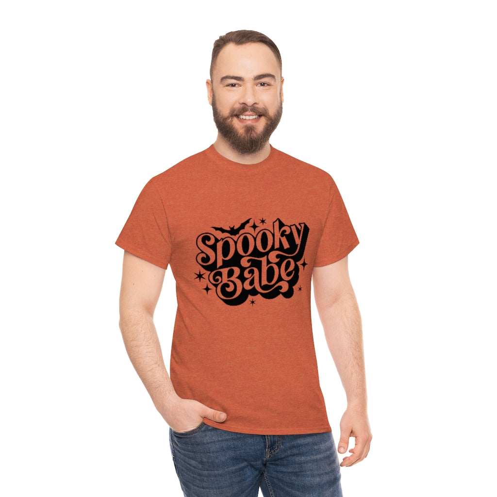 Spooky Babe Tee Shirt- Halloween T-shirt- Trendy Fall Graphic Tee