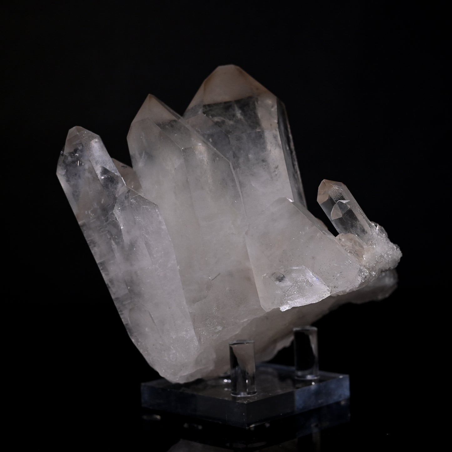 Acitrinated Quartz Cluster