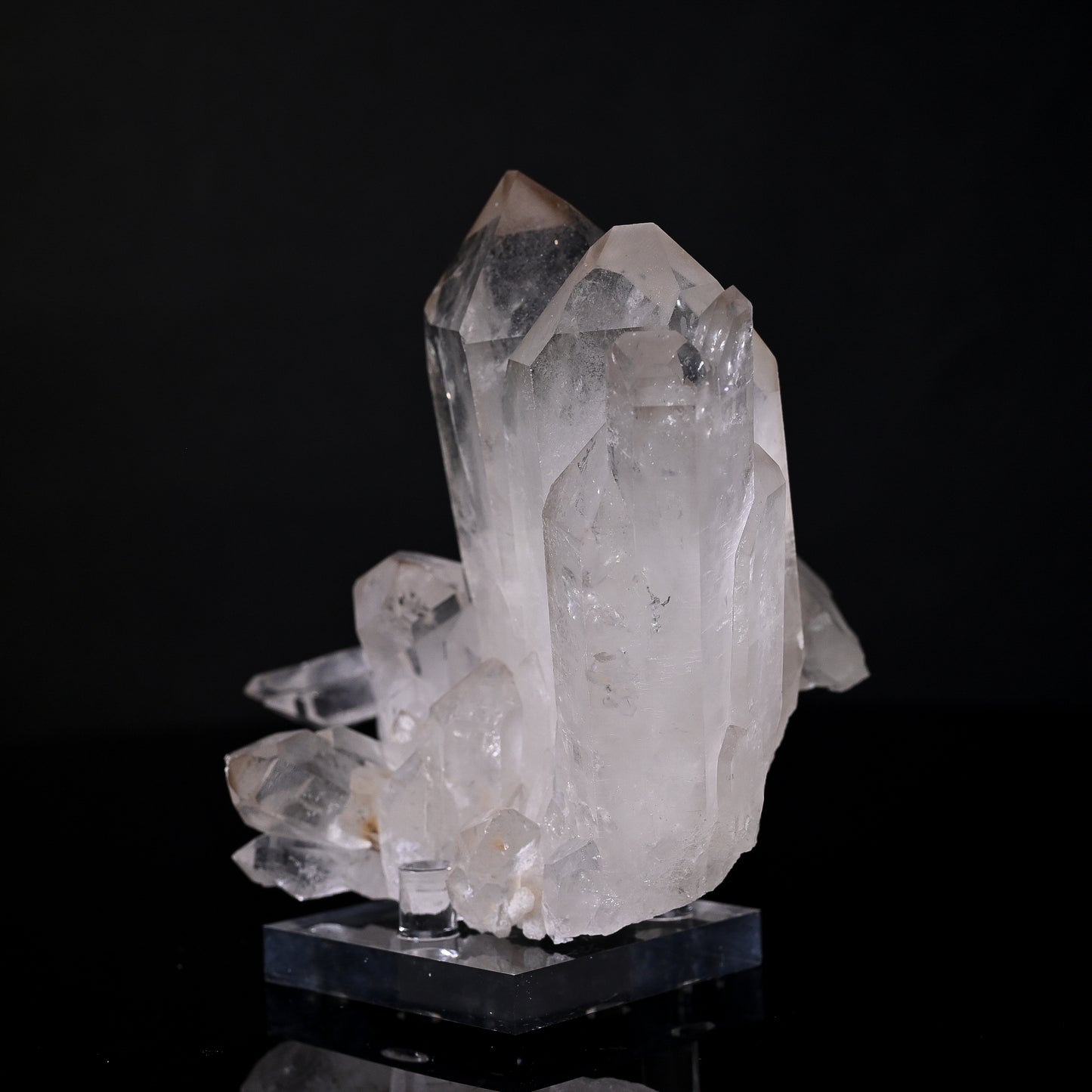 Acitrinated Quartz Cluster