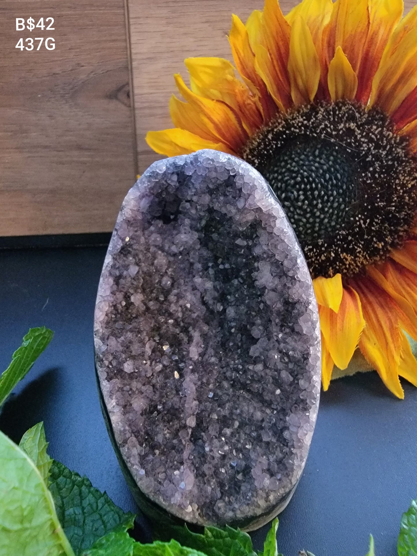 Rainbow Amethyst Cut Base (B) - The Healing Collective NY