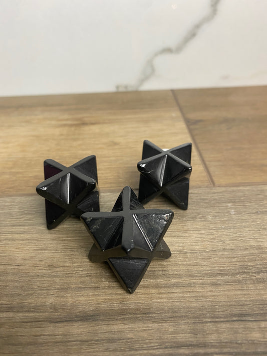 Shungite Merkaba EMF Protection Sacred Geometry
