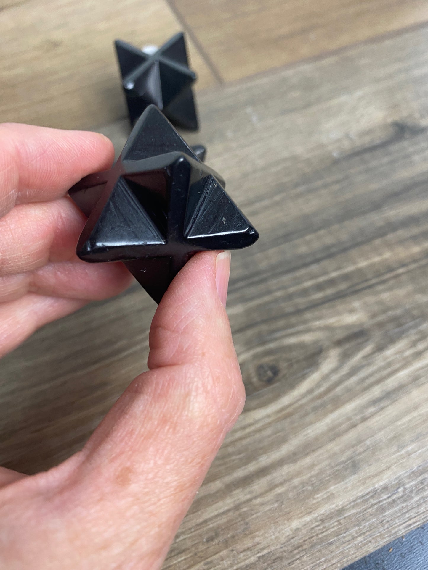 Shungite Merkaba EMF Protection Sacred Geometry