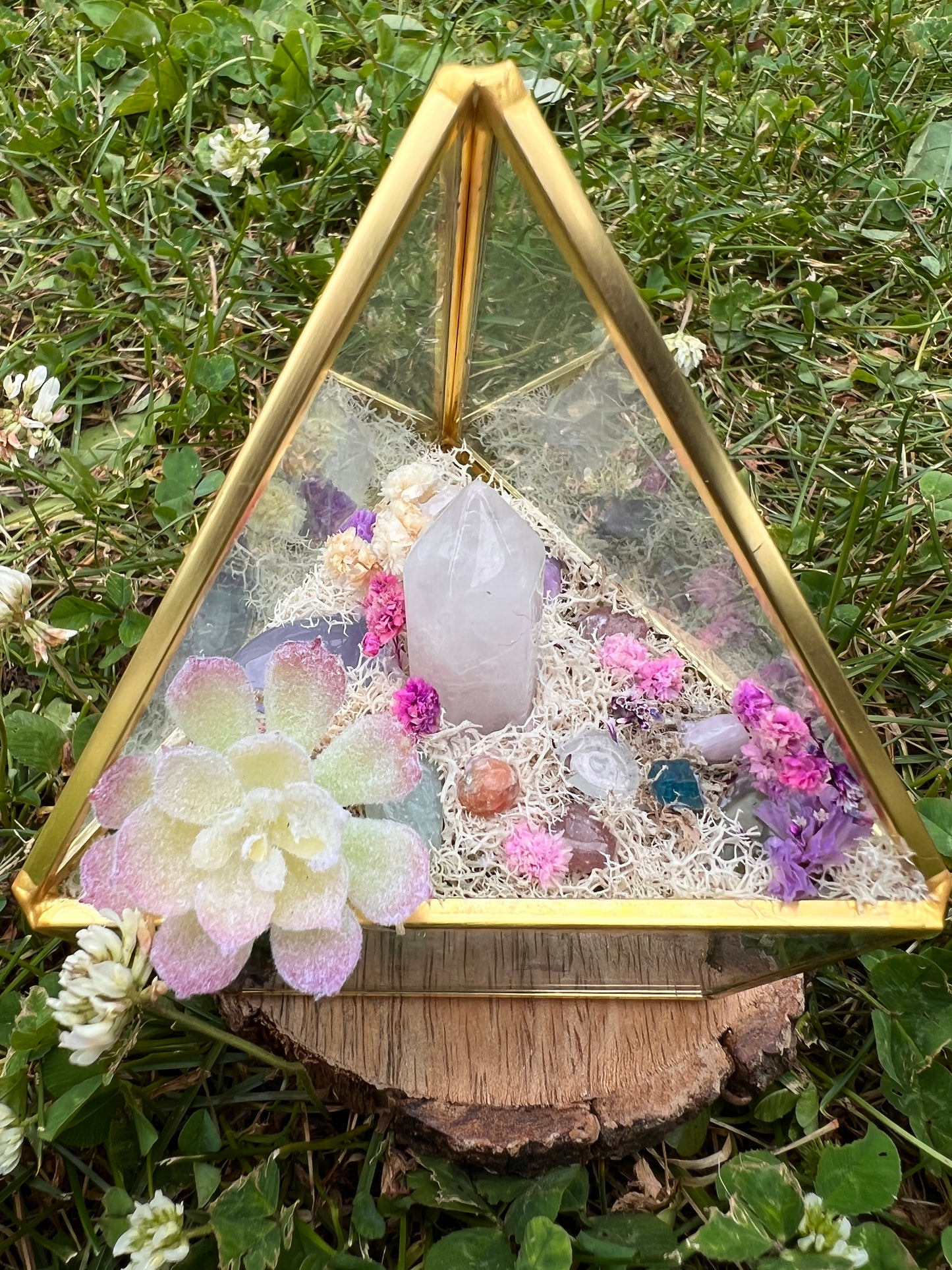 Crystallized Garden Geodome