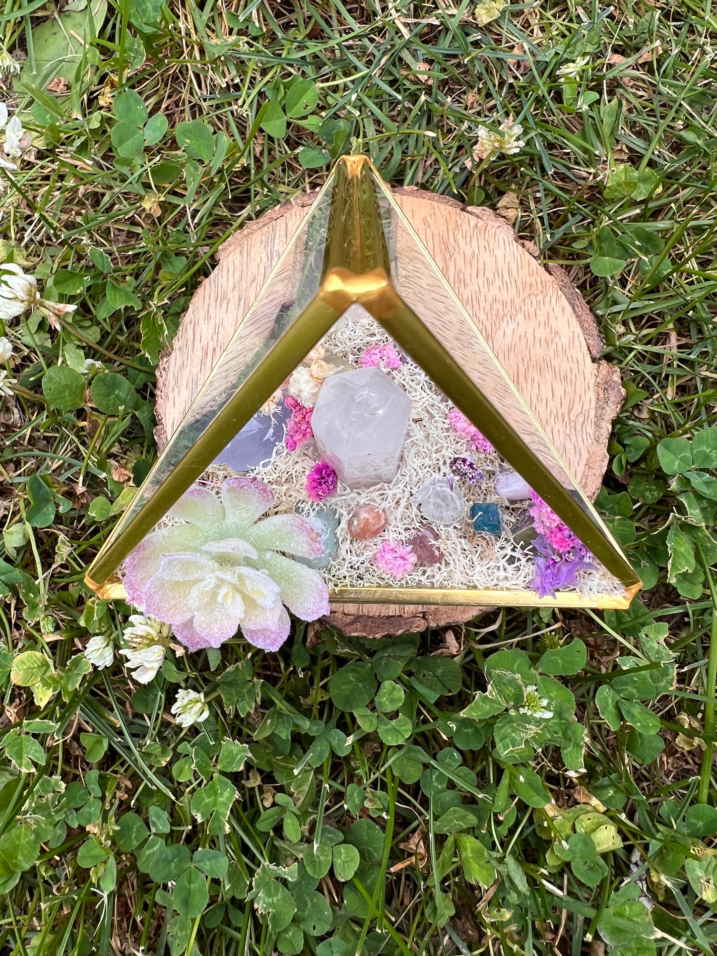 Crystallized Garden Geodome