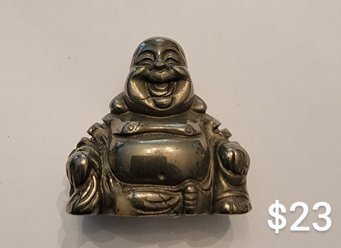 Pyrite Mini Buddha Carving - The Healing Collective NY
