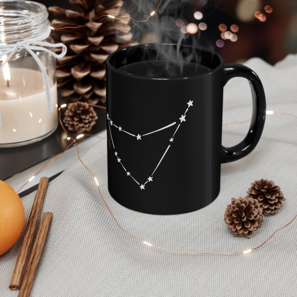 Capricorn Astrology Sign with Constellation Mug - Cozy Coven